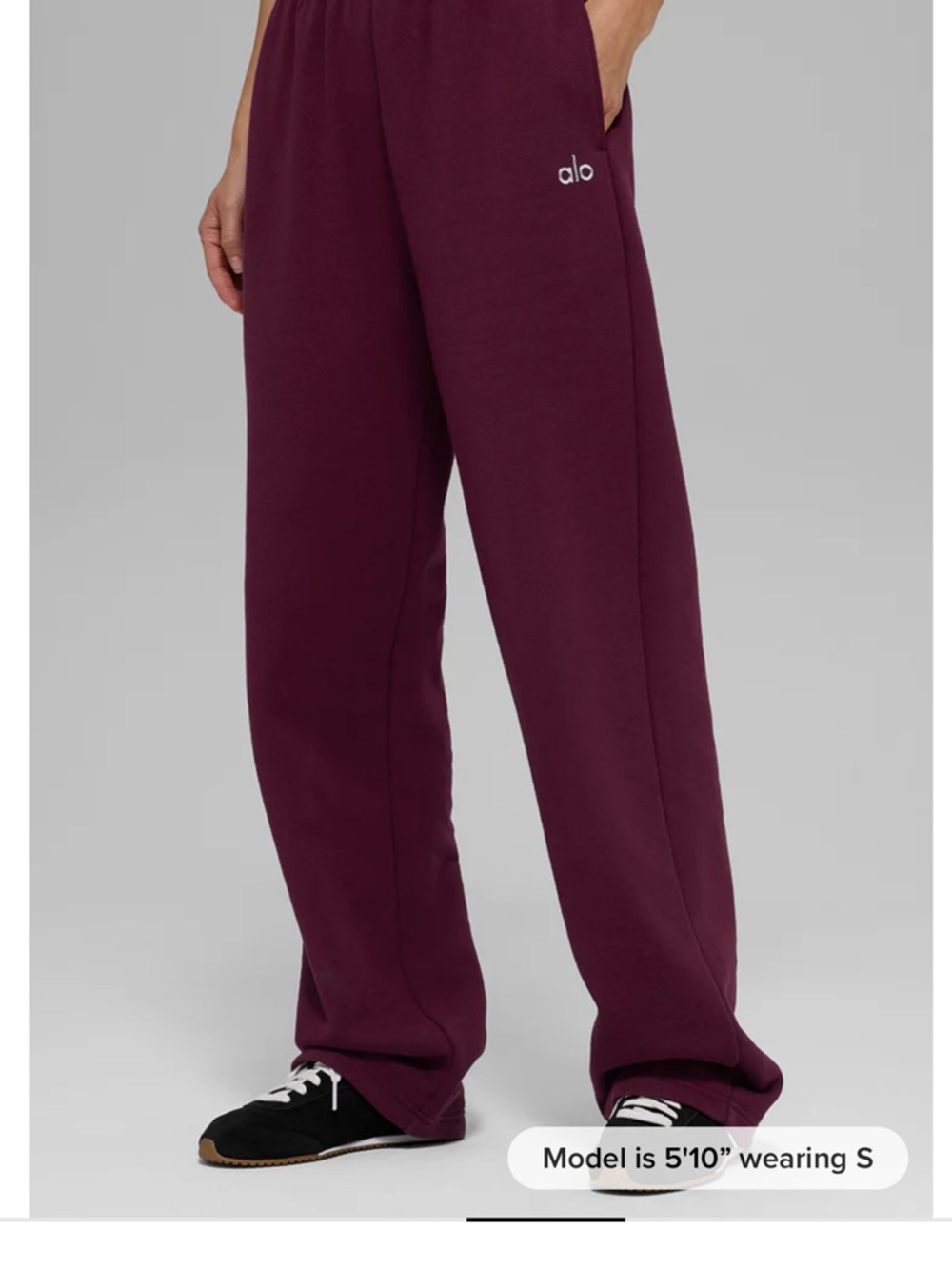ALO Yoga Accolade Sweatpants - Burgundy